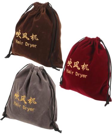Healeved 6 Pcs Hair Dryer Storage Bag Travel Hair Dryer Blow Dryer Bag Drawstring Fabric Wine Bag - Buy Online on SooperMarket.com