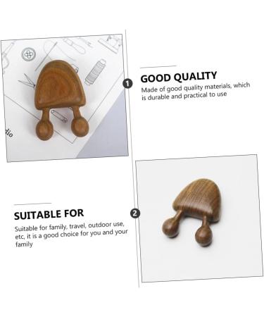 Anneome 1pc Massage Comb Muscle Roller Massager Small Massager Wooden Body Acupoint Massager Acupressure Roller Massager Wooden Acupoint Massager Green Sandalwood Whole Body Pendant - Buy Online on SooperMarket.com