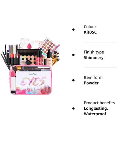 FantasyDay All-in-one Holiday Makeup Gift Set | Makeup Kit for Women Full Kit Cosmetic Essential Starter Bundle Include Eyeshadow Palette Lipstick Blush Foundation Concealer Face Powder Lipgloss Brush - Buy Online on SooperMarket.com