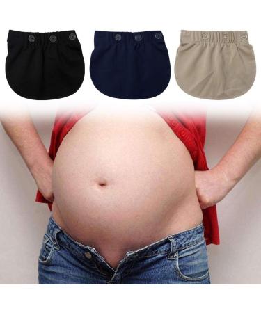 AYE Adjustable Waist Extenders for Women Pregnancy 3 Pieces - Black, Blue, Khaki - Buy Online on SooperMarket.com
