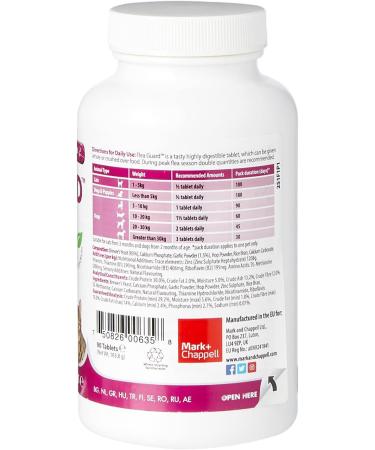 VetIQ Flea Guard 90 Tablets Flea Treatment for Dogs & Cats Keeps Fleas Ticks & Mosquitoes Away Natural Flea Treatment With B Vitamins & Garlic Dog & Cat Flea Treatment For Healthy Skin & Coat - Buy Online on SooperMarket.com