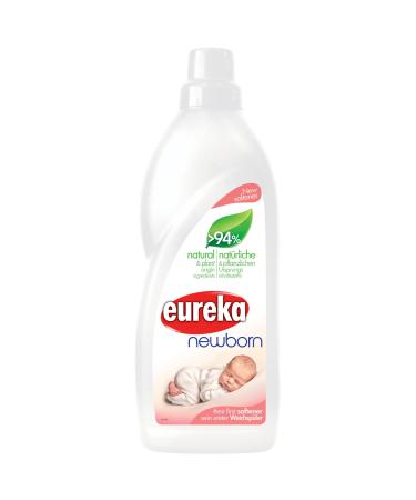 Eureka Newborn Fabric Softener for Newborn Clothes with 94% Natural and Plant Origin Ingredients 1L