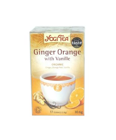 Yogi Tea - Ginger Orange with Vanilla - 30.6g (Case of 6)