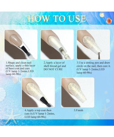 MIZHSE Glitter Gel Nail Polish Kit - 6 Shimmering Colors with Nail Pen - 7ml*6 - Soak Off UV LED Lamp Included - Buy Online on SooperMarket.com