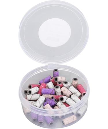 Nail Sanding Bands Dead Skin Removal Multiple Sizes Smoothing Nail Art Sanding Bands with Storage Box for Manicure (Colorful) - Buy Online on SooperMarket.com