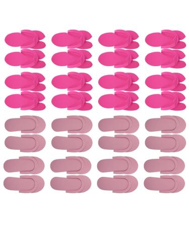 FRCOLOR 16 Pairs Disposable Slippers Beauty Slippers Pedicure Shoes Spa Slippers Salon Slippers Hotel Slippers Summer Shoes for Women Guest Footwear Eva Non-slip Travel Cotton Slippers
