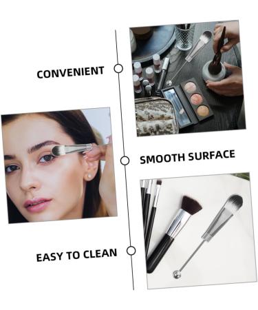 Gogogmee 2 Sets Metal Handle Makeup Brush Brow Brush Eye Shadow Eyeshadow Brush Make up Oblique Head Beaded - Buy Online on SooperMarket.com