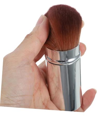 WOFASHPURET Retractable Powder Brush Makeup Supplies Dense Foundation Brush Powder Foundation Brush Makeup Tool Makeup Brush Foundation Applicator With Cover Artificial Fiber Cosmetic Travel - Buy Online on SooperMarket.com