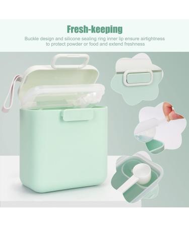 Toplive 2PCS Baby Milk Powder Dispenser Set - 800ml Airtight Container for Travel Feeding - Includes Spoon and Leveler - Buy Online on SooperMarket.com