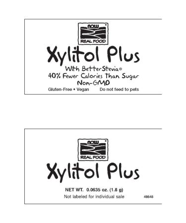 Now Foods Xylitol Plus 75 Packets - Natural Sweetener 4.76 oz (135 g) | Low-Calorie Sugar Substitute - Buy Online on SooperMarket.com