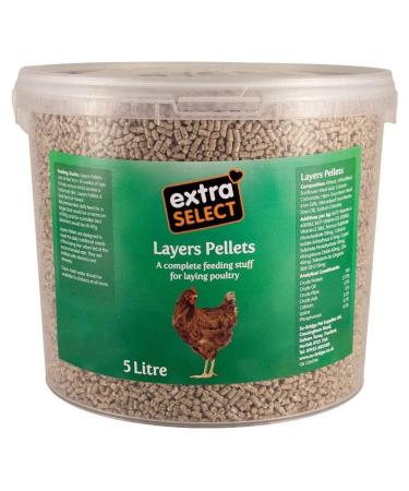 Extra Select Complete Layers Pellets Poultry Feed Tub 5 Litre