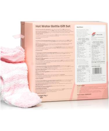 Hot Chocolate Mug Gift Set with Water Bottle, Marshmallows & Candy Cane - Cozy Gift for Women, Teen, Adults (Pink) - Buy Online on SooperMarket.com