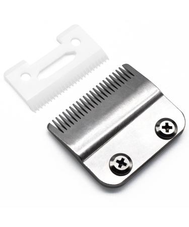 Professional Adjustable Hair Clipper Replacement Blades Set #2161 Compatible w/Whal 5 Star Series Senior Cordless Magic Hair Clippers 8148 (Silver)