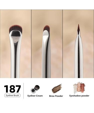 Eyeliner Brush - Crescent-Shaped Eyeliner & Brow Brush for Perfect Precision | International Shipping Available - Buy Online on SooperMarket.com