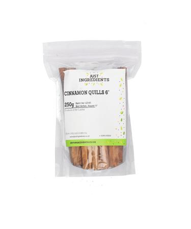 JustIngredients Essentials Cinnamon Sticks/Quills 3 Inch 250 g