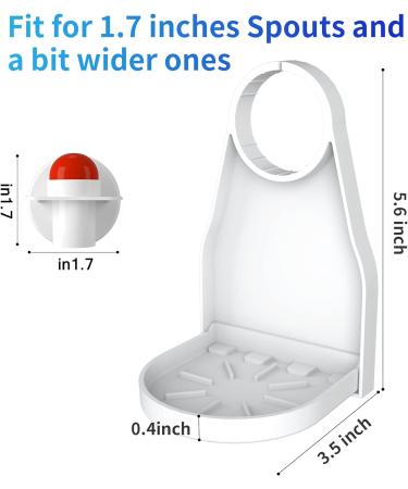 Buy 2 Pack Laundry Detergent Cup Holder & Drip Catcher - No More Leaks! | International Shipping Available - Buy Online on SooperMarket.com