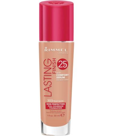 Rimmel London - Lasting 25HR Finish Foundation - Packaging May Vary True Nude - 303 - Buy Online on SooperMarket.com