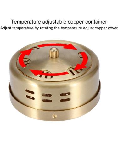 Moxa Stick Burner - Portable Copper Acupuncture Moxa Box for Pain Relief | Body Care Tool for Belly Waist Hip & Back - Buy Online on SooperMarket.com