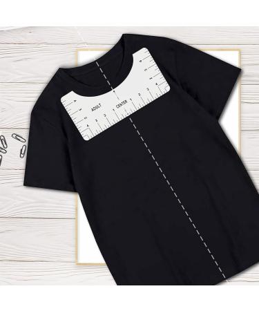 T-Shirt Alignment Ruler Set with Heat Resistant Tape, PTFE Teflon Sheets - 4 Rulers, 2 Rolls Tape, 3 Packs Sheets, 1 Tape Measure - Buy Online on SooperMarket.com