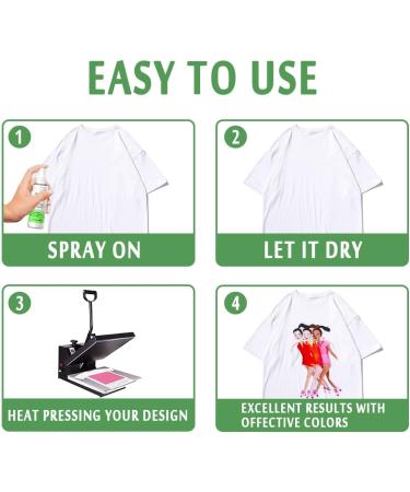 1DFAUL 100ml Sublimation Coating Spray for Cotton T-Shirts & Blends | High-Gloss Finish | Quick Dry | Perfect for Polyester, Carton, Canvas, Tote Bags & Gift Boxes (3pcs) - Buy Online on SooperMarket.com