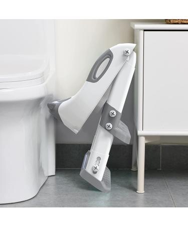 SKYROKU Potty Training Seat with Step Stool Ladder  Toddler Potty Seat for Kids and Toddler Boys Girls  Splash Guard and Safety Handles (Grey) Gray - Buy Online on SooperMarket.com