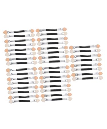 Housoutil 40pcs Latex Eye Shadow Stick Eyeshadow Double Sided Makeup Brush Cosmetic Brush Kit Suite