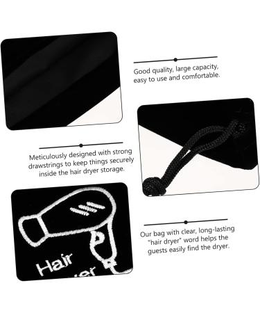 MUSISALY 2 Pcs Hair Dryer Storage Bag Hair Tools Travel Bag Travel Hair Tools S choir Hair Jewels Flannel - Buy Online on SooperMarket.com