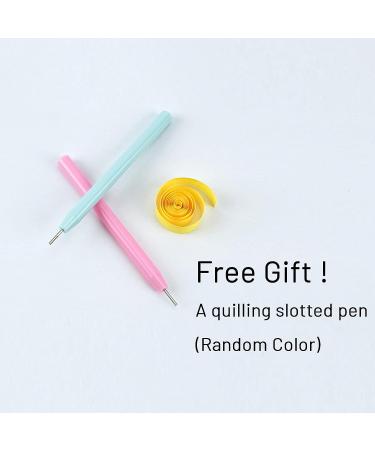 Paper Quilling Strips Set - 36 Colors - 900 Strips - 3mm x 39cm - Buy Online on SooperMarket.com