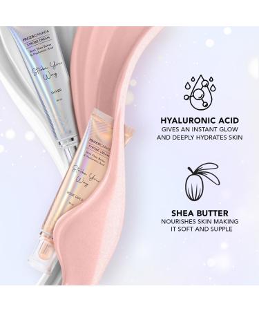 Strobe Cream - Silver 30ml | Primer + Highlighter + Moisturizer | Shea Butter & Hyaluronic Acid | Intense Hydration | Flawless Radiant Dewy Skin | Illuminating & Glowing Makeup Base - Buy Online on SooperMarket.com