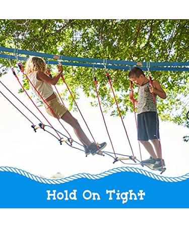 Lily's Things Double Slackline Bridge Attachment - Ninja Course Accessory for Double Slackline Sets - Buy Online on SooperMarket.com