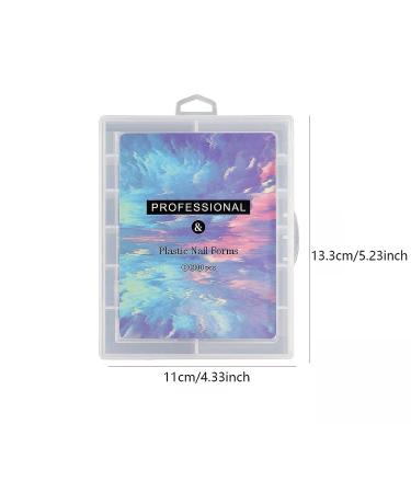 120pcs Poly Nail Extension Forms - Full Cover Dual Tips for Acrylic & Poly Gel Manicures - Buy Online on SooperMarket.com