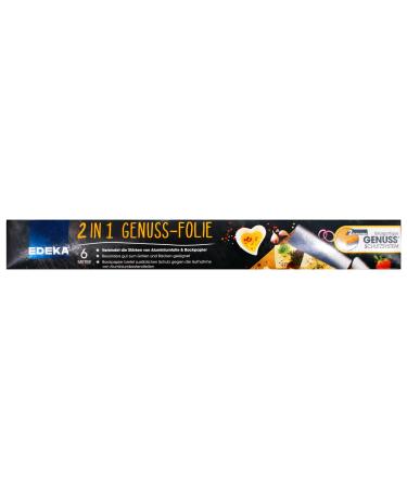Edeka 2 in 1 Gourmet Foil pack of 6 (6 x 6m roll)