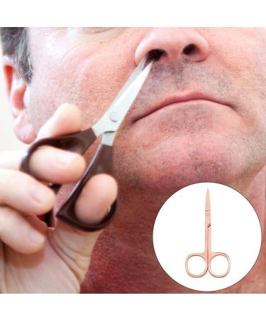 IOIUSKKU Nail Cuticle Nippers Stainless Steel Scissors Eyebrow Trimmer Trimming Tool Plated Rose Gold - Buy Online on SooperMarket.com