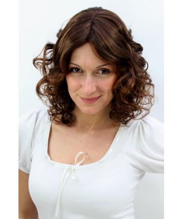 WIG ME UP 4019-2T30 | Curly Brunette Shoulder Length Wig | Tapered Tips | International Shipping Available - Buy Online on SooperMarket.com