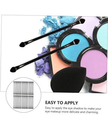 Mikinona 30pcs Double Ended Eyeshadow Brush Makeup Makeup Tool Eye Makeup Brushes Wooden Handle - Buy Online on SooperMarket.com