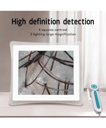 Hair Follicle Skin Detector 50X 200X Magnification 3 Light Modes High Definition Clear Imaging Skin Diagnosis Hair Analyzer for Hair Care Center (US Plug) - Buy Online on SooperMarket.com