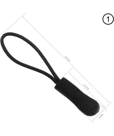 YZSFIRM 10Pcs Black Zipper Pull Cord Extender for Backpacks, Jackets, Luggage, Purses - Replacement Zipper Pulls for Handbags - Buy Online on SooperMarket.com