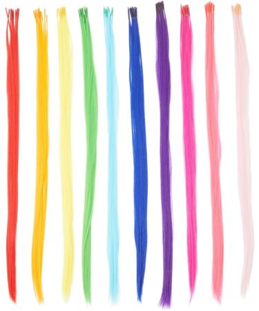 Rainbow Microbead Tip Hair Extensions and Tools (51 cm 202 Pieces) - Buy Online on SooperMarket.com