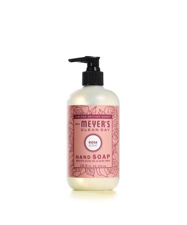 Mrs. Meyer's Hand Soap  Made with Essential Oils  Biodegradable Formula  Rose  12.5 fl. oz