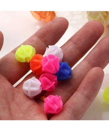 WINOMO 36 PCS Luminous Round Bicycle Wheel Spoke Beads - Decorative Clip-on Plastic Beads for Bike Wheels - Buy Online on SooperMarket.com