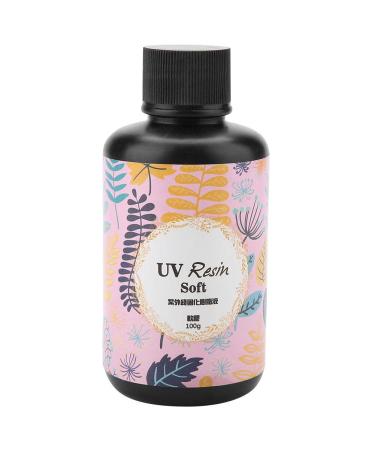 Safe and eco-Friendly UV Resin Coloring UV Resin o More Waiting Art Crafts Nail Art Garment Accessories Crafts Soft Glue 100g