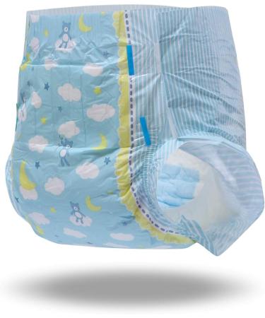 LittleForBig Printed Adult Brief Diapers | ABDL 2 Pack - Little Dreams LL in Blue | Shop Now - Buy Online on SooperMarket.com