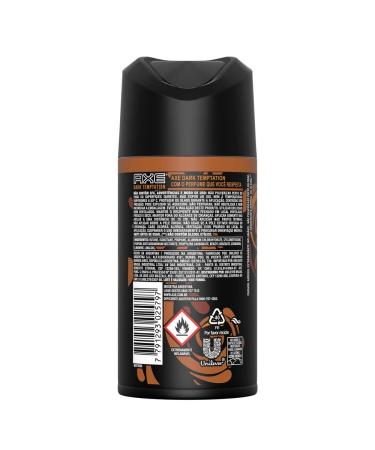 AXE Dark Temptation Deodorant Body Spray for Men 4 Oz - 2 Pack | Long-Lasting Fragrance - Buy Online on SooperMarket.com