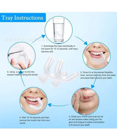 12PCS Silicone Mouth Guard Teeth Night Clenching Grinding Sleep Dental Care - Buy Online on SooperMarket.com