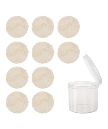 11Pcs Exfoliating Face Loofah Sponge Set - Facial Cleansing Scrubber & Bath Pads for Spa & Shower - Buy Online on SooperMarket.com