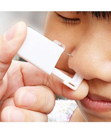 2 Pack Disposable Nose Piercing Gun Kit - Painless & Safe Self Ear Nose Piercing Gun with Stud (White) - Buy Online on SooperMarket.com