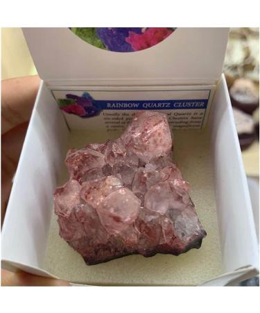 Crystal Amazing Stone Green Purple Aura Angel Quartz Crystal Titanium Bismuth Silicon Cluster Rainbows Natural Stones and Minerals Raw Stones and Minerals FUZEGRDLI - Buy Online on SooperMarket.com
