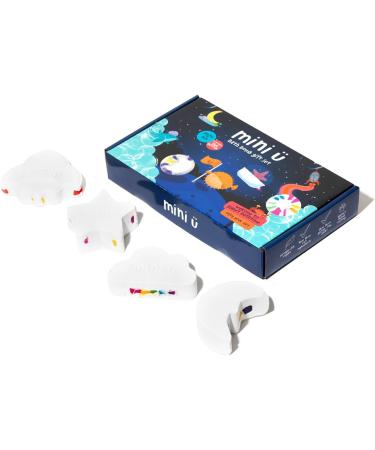 Mini U Bath Bomb Gift Set -Cloud Rainbow Rocket Moon & Star Fizzers - Moisturising Shea Butter -Bathtime Fun Bath Toys - Great Stocking Filler Gift - *Made for Mums Award 2023 Gold* - Buy Online on SooperMarket.com
