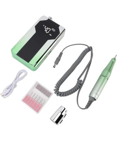 Electric Manicure Set Professional 40000RPM Forward and Backward Portable Electric Nail File with 6 Heads for Home Salon Use - Buy Online on SooperMarket.com