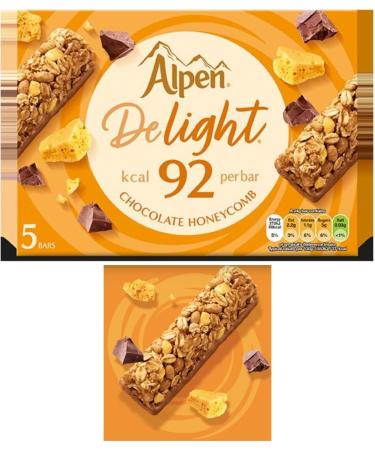 Alpen Delight Cereal Bars Bundle Pack of 5 Different Flavours 25 Bars Total. Low Calorie High in Fibre and Low in Salt. With Sesame Snap Gluten Free Snack Bar - Buy Online on SooperMarket.com